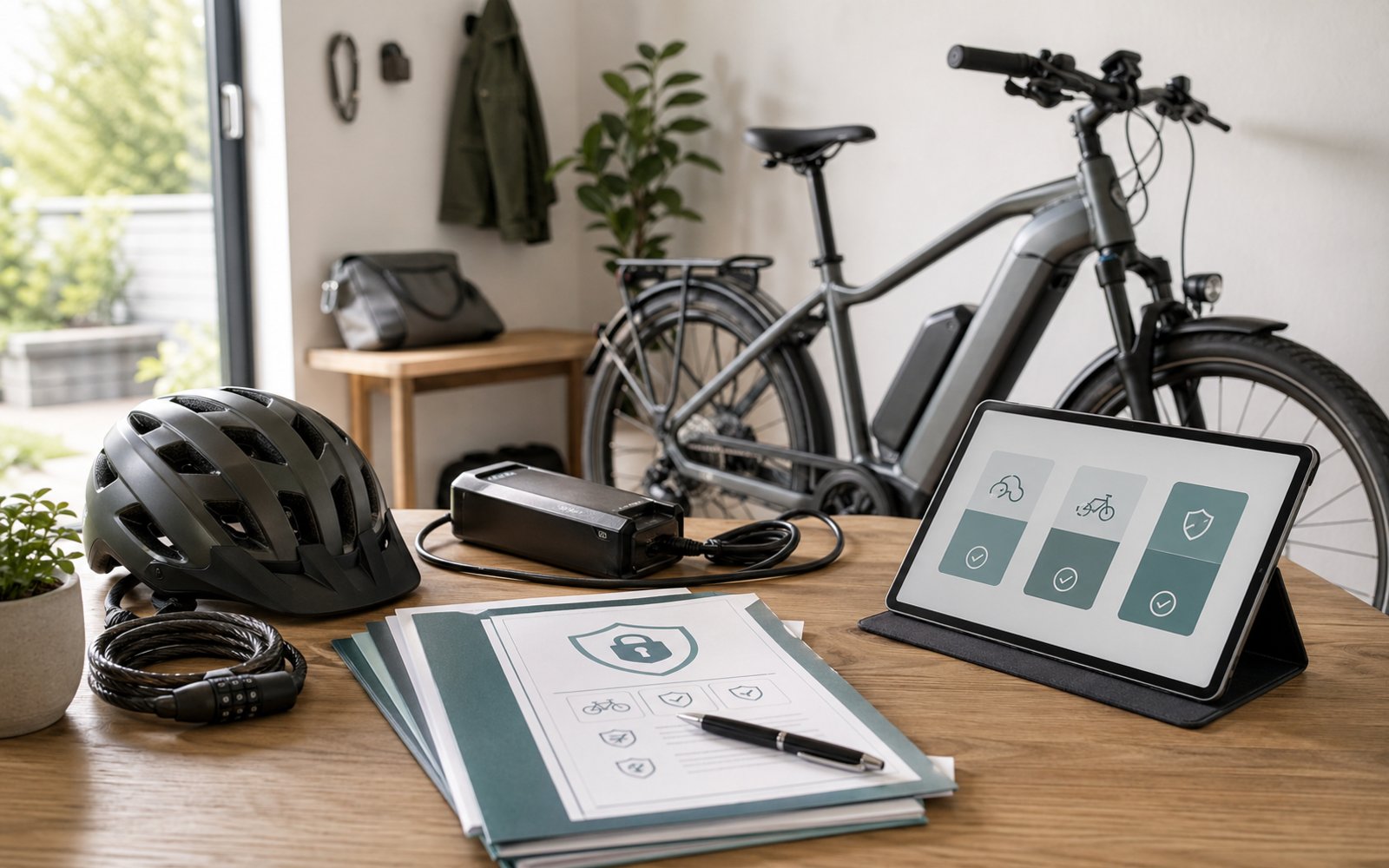 Themenbild für E-Bike Versicherung auf hausratversicherung-im-vergleich.com